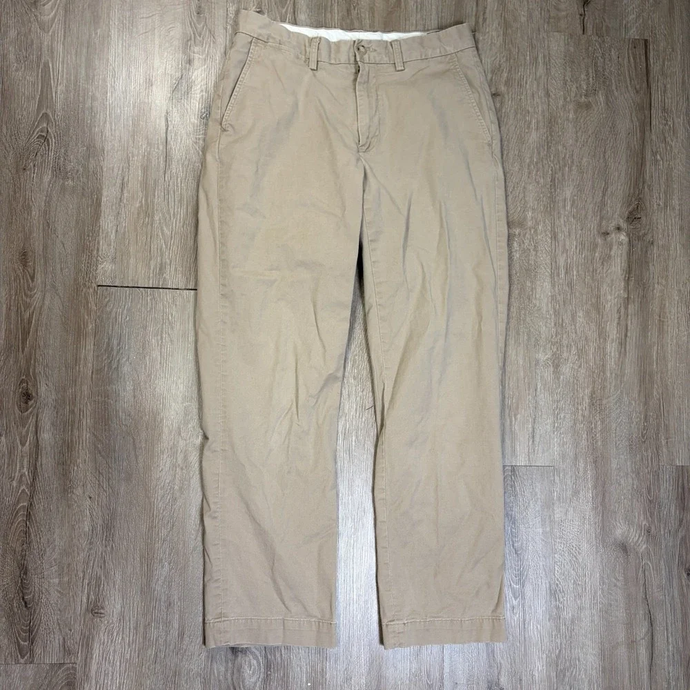 Polo Ralph Lauren Stretch Classic Fit Chinos Mens 30x30 Tan Pants Khaki